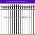 8' x 5' 3-rail wrought iron fence